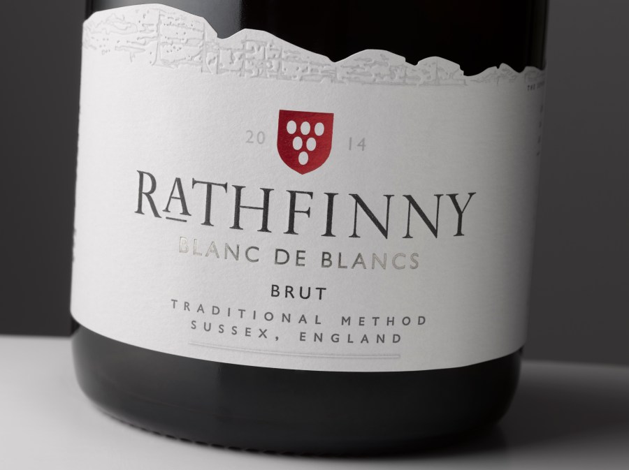 Rathfinny Blanc de Blancs (Front of Label Detail) large